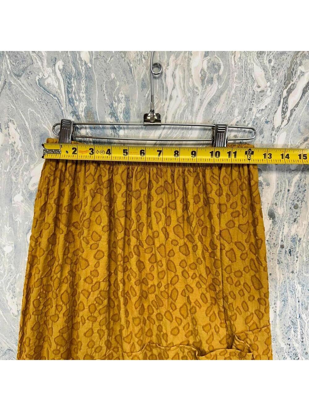 Boho Amber Leopard Print Patterned Maxi Skirt - Picture 4 of 6